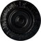 Ekena Millwork Biddix Ceiling Medallion (Fits Canopies up to 7 1/2"), Hand-Painted Jet Black, 20 7/8"OD x 1 1/4"P CM20BXBLF - alternate 1